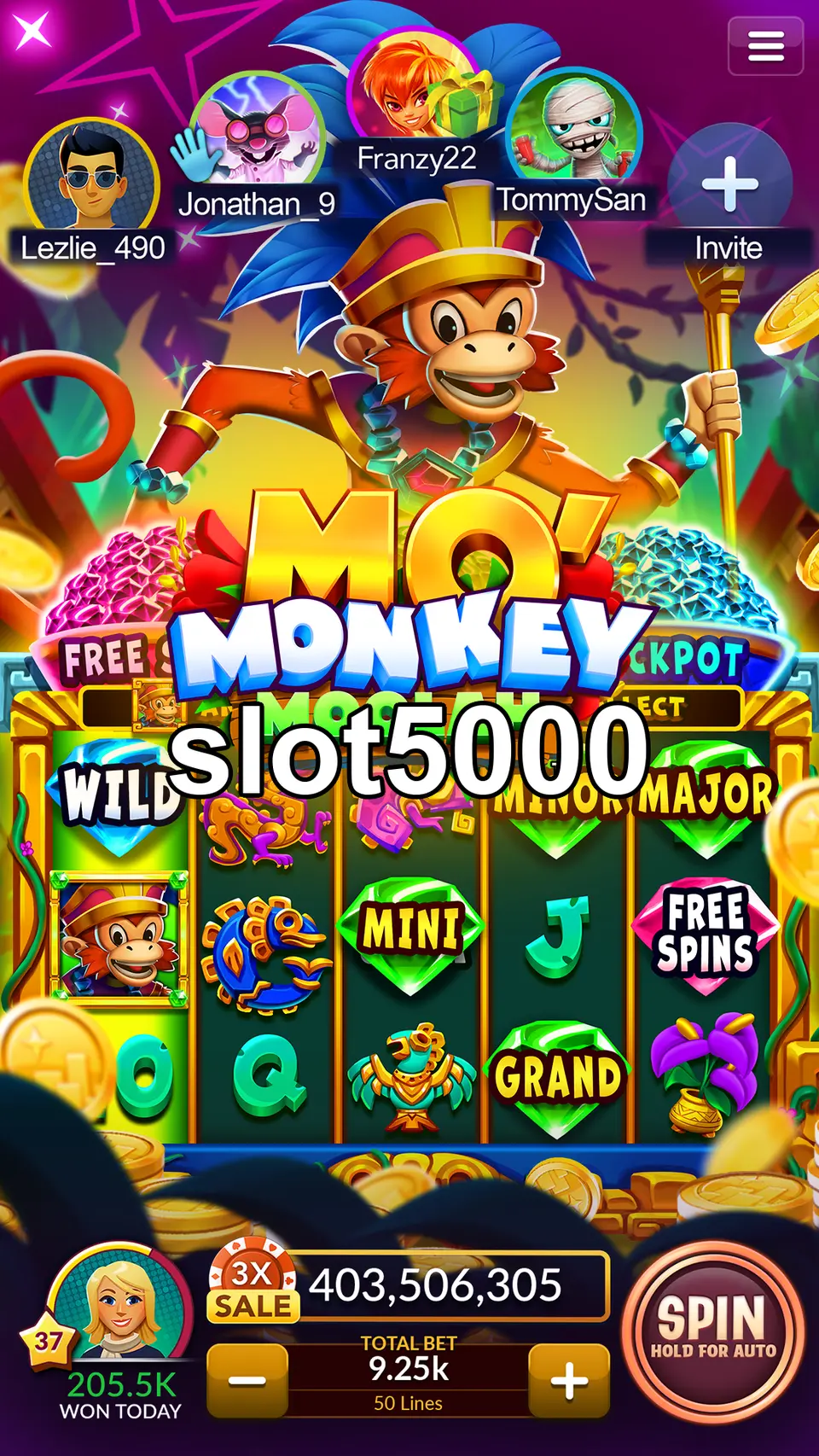 slot5000 Tangkapan Layar Resmi APK